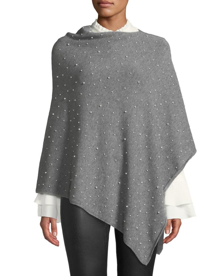 Pearly Viscose Poncho