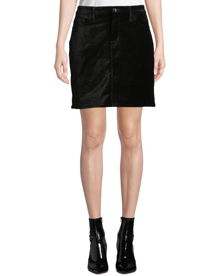 Stretch Velvet Straight