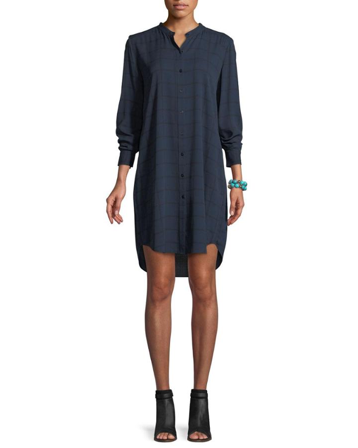 Plaid Silk Boyfriend
