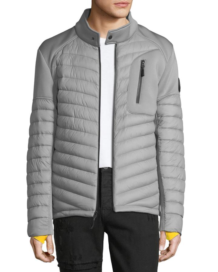 Men's Quilted Hybrid Neoprene Primaloft&reg; Jacket