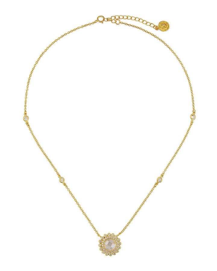 Wildflower Pendant Necklace, Gold