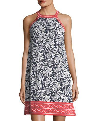 Floral-print Jersey Dress