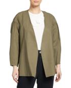 Kendrick Tie-front Linen-blend Jacket
