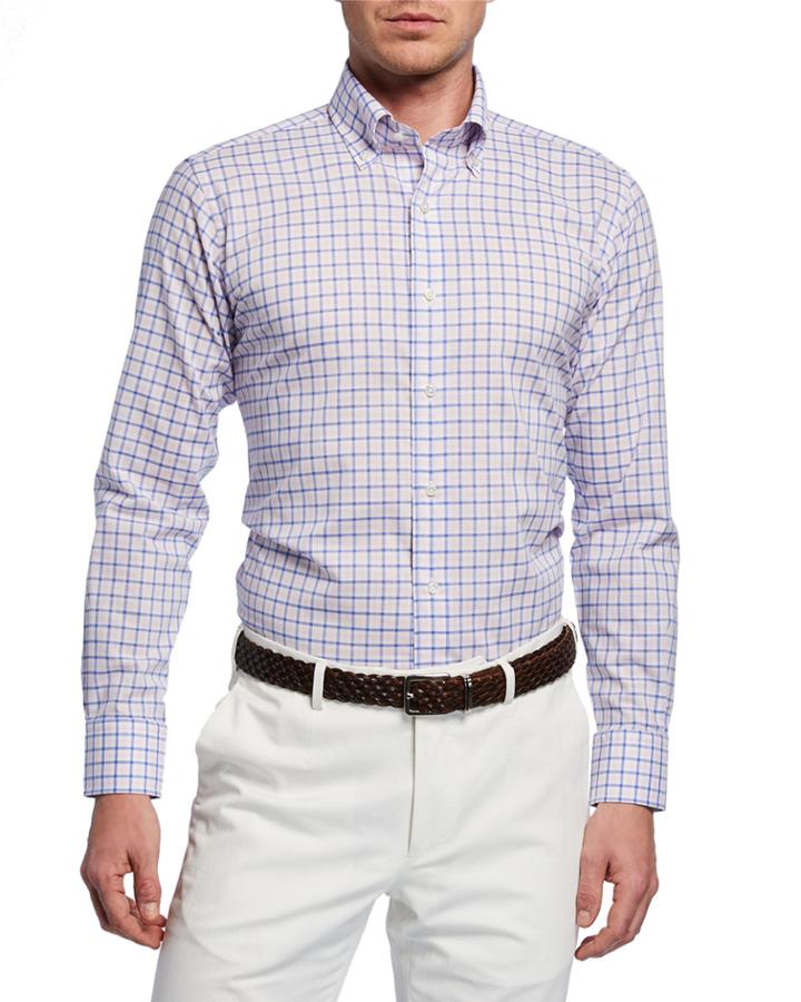 Men's Summer Chambray Check