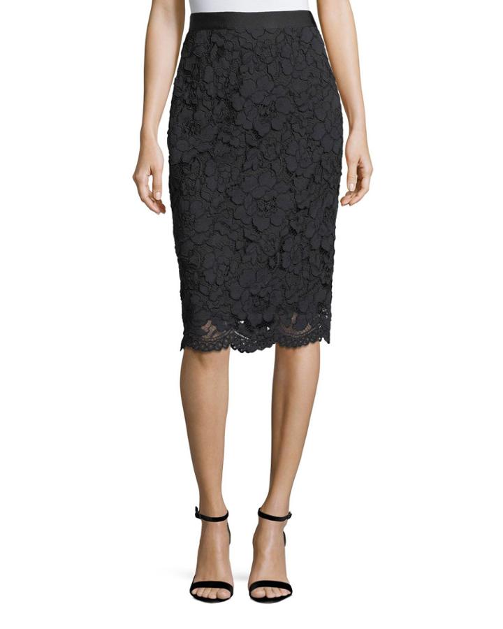 Floral Corded Lace Pencil