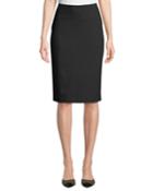 Slim Crepe Knee-length