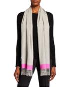 Cashmere Tipped Wrap