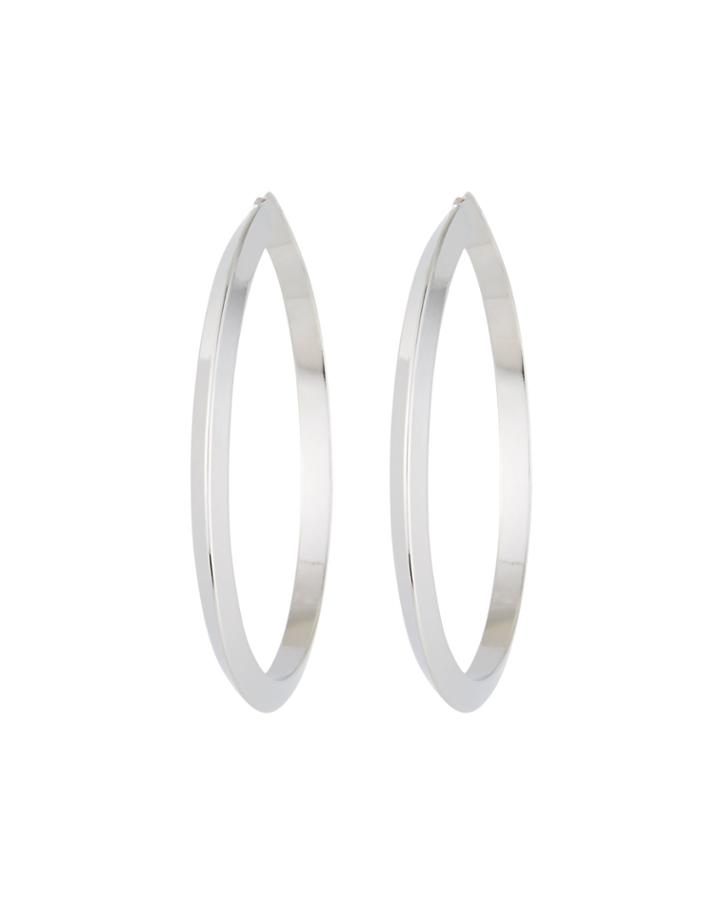 Shiny Hoop Earrings