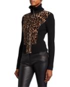 Evita Calf-hair Zip-front