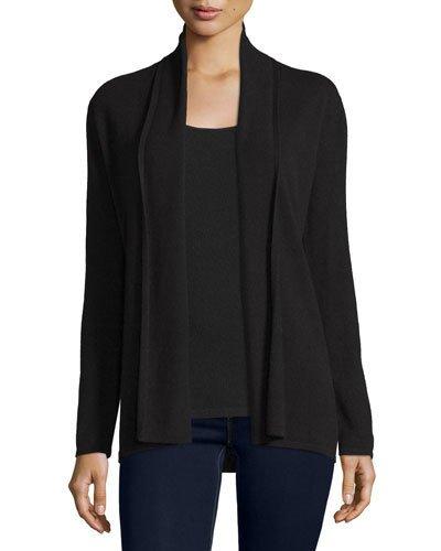 Modern Open Cashmere Cardigan