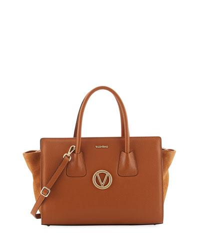 Kiria Dollaro Suede/leather Tote Bag