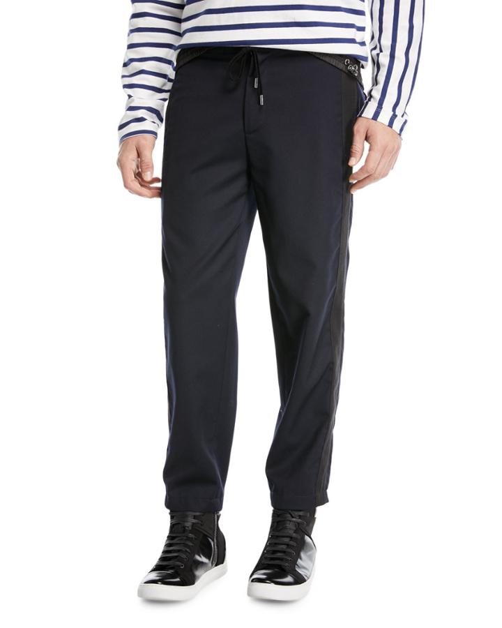 Ras Drawstring-waist Knit Pants