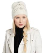 Bowie Lightning Bolts & Stars Embellished Beanie Hat