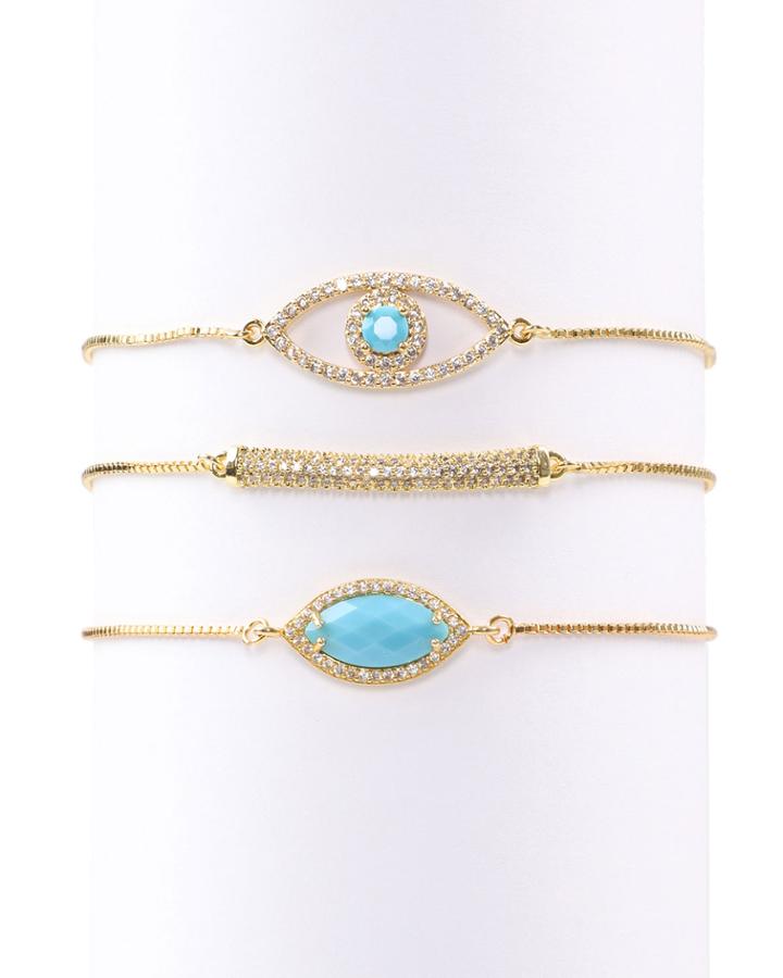 Gold-plated Cubic Zirconia Bracelet