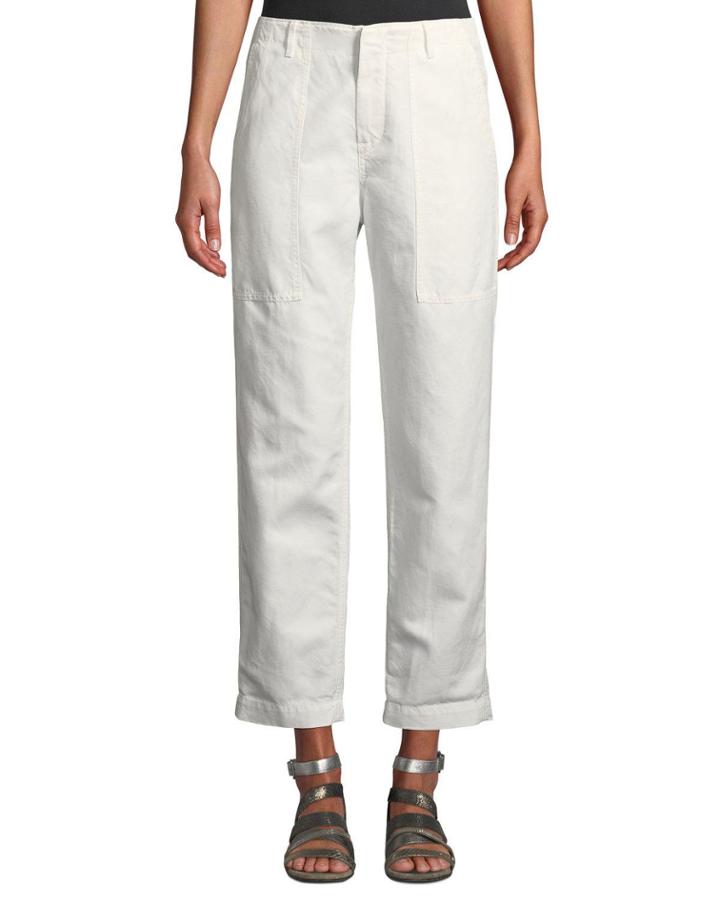 Relaxed-fit Twill Utility Pants