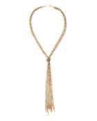 Two-tone Mixed-metal Y-drop Necklace