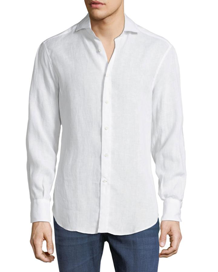 Men's Solid Long-sleeve