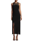 Diane Sleeveless Fringe Hem Dress