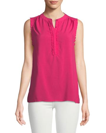 Pretty Ruffled Popover Tank Top