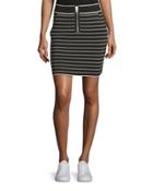 Regan Striped Zip-front