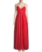Head Over Heels V-neck Evening Gown