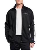 Men's Zip-front Track Jacket W/