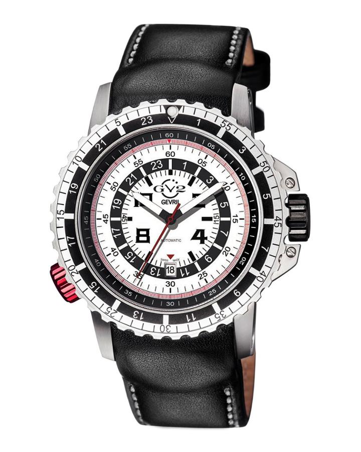 Contasecondi Men's Swiss Automatic Watch, Black/steel