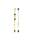 Mix-&-match Jet Arrow Dangle Earrings, Black
