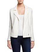 Textured Zip-front