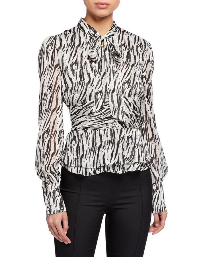 Zebra Print Top
