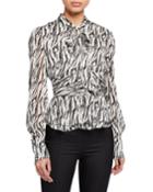 Zebra Print Top
