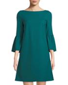 Marisa Bell-sleeve A-line Dress