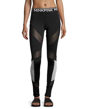 Dark Side Performance Leggings, Black