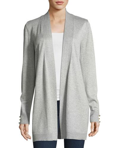 Pearlscent-button Cardigan