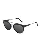 Giaguaro Mirrored Sunglasses, Black