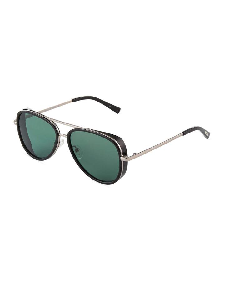 Coxswain Polarized Acetate/metal Aviator