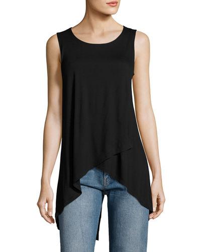 Slvless Scoop Nk Top Tulip H