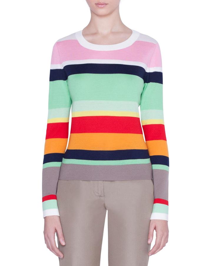 Striped-wool Boxy