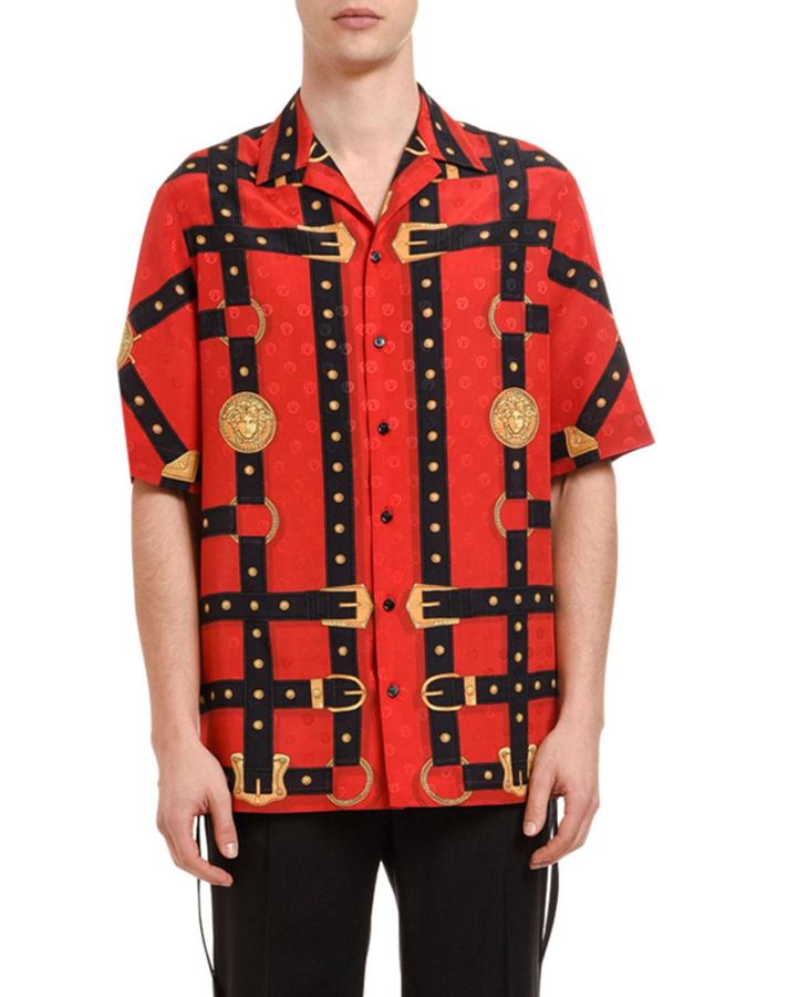 Men's Harness Graphic Silk