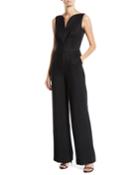 Eve Sleeveless Deep-v Jumpsuit