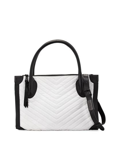 Frankie Quilted-chevron Leather