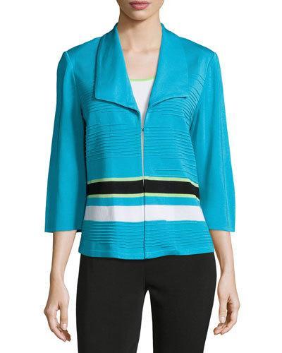 Striped Ribbed Jacket,