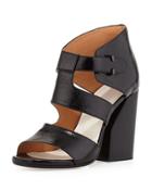 Strappy Leather Cutout