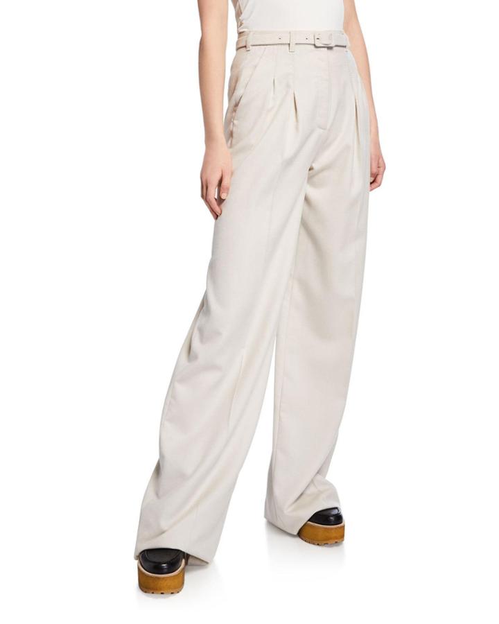 Vargas Cashmere Pleated Pants