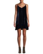 Audrina Velvet Flounce