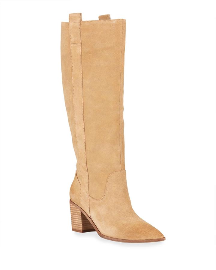 Exhibit Suede Knee Boots
