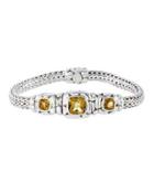 Citrine Three-station Bracelet