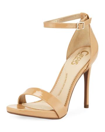 Angela Faux-patent High-heel