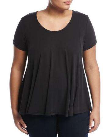 Strappy-back Jersey Tee,