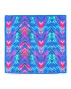 Electric Tie-dye Silk Pocket